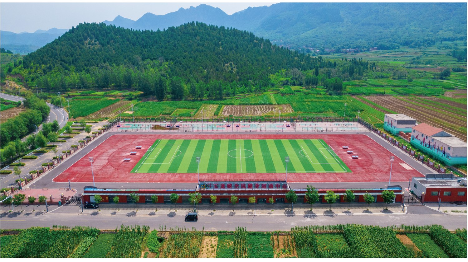 林州市五龙体育场建设项目影像